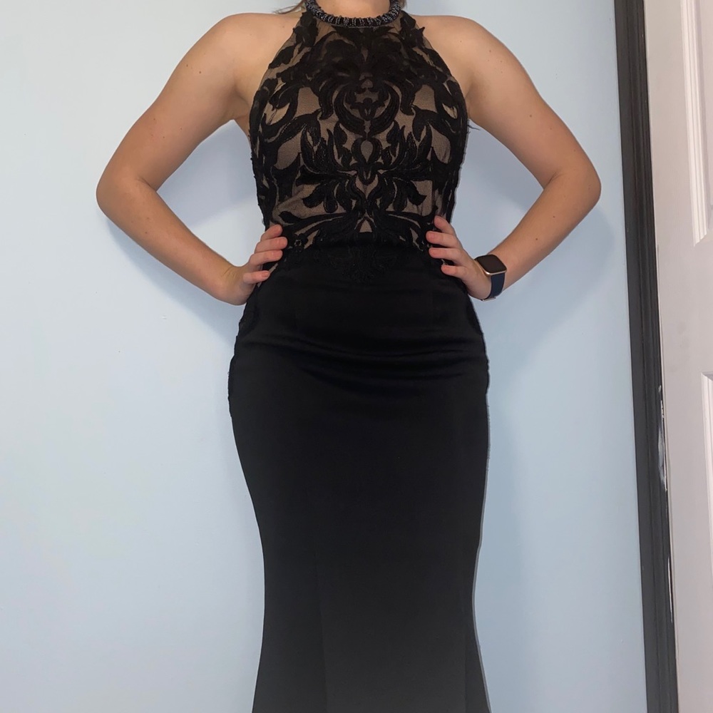 Gorgeous Zoey Grey Mermaid Style Grad Dress